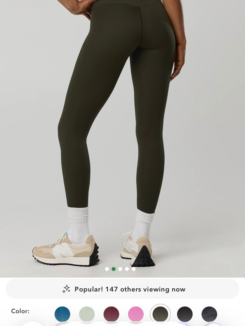 aerie Olive High-Rise Leggings